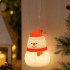 USB-laadimisega LED-jõululamp lumememme kujuga, 3 valgusrežiimi, riputatav, silikoonist, 9 × 6 cm