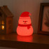 USB-laadimisega LED-jõululamp lumememme kujuga, 3 valgusrežiimi, riputatav, silikoonist, 9 × 6 cm