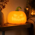 Halloweeni kõrvitsa kujuline LED-öölamp, taimeri ja akuga, 11 × 11 cm