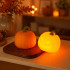 Halloweeni kõrvitsa kujuline LED-öölamp, taimeri ja akuga, 11 × 11 cm