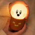 LED-öölamp kummitusega puutüvel, USB-C, 2 valgusrežiimi, 11 × 6 cm