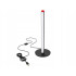 LED-laualamp, 3 valgusvärvi, reguleeritava heledusega, must, 25 cm