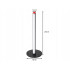 LED-laualamp, 3 valgusvärvi, reguleeritava heledusega, must, 25 cm