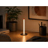 LED-laualamp, 3 valgusvärvi, reguleeritava heledusega, must, 25 cm