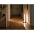 LED-põrandalamp 3 valgusvärviga, hämardatav, USB, must, 50cm