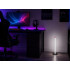 LED-põrandalamp 3 valgusvärviga, hämardatav, USB, must, 50cm
