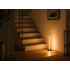LED-põrandalamp 3 valgusvärviga, hämardatav, USB, must, 50cm
