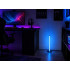 Must RGB LED-põrandalamp kaugjuhtimispuldiga, 7 värvi, 50 cm