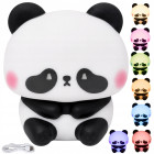 Laetav puutetundlik silikoonist LED RGB-öölamp lastele, panda