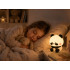 Laetav puutetundlik silikoonist LED RGB-öölamp lastele, panda