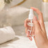 Reisipudelite komplekt kosmeetikatoodetele, organiseerija ja siltidega – 4 × 50 ml
