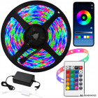 RGB LED-riba kaugjuhtimispuldi, rakenduse, Music Synci ja toiteadapteriga – 10 m, 12 V, 5050rgb