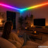 RGB LED-riba kaugjuhtimispuldi, rakenduse, Music Synci ja toiteadapteriga – 10 m, 12 V, 5050rgb