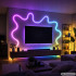 Painduv RGBIC 360° LED-neoonriba Bluetoothi rakenduse ja puldiga, USB, 5 m