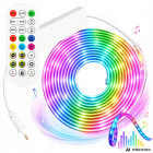 RGB LED-neoonriba Bluetoothi, rakenduse ja puldiga sise- ja välistingimustesse, veekindel, 5 m