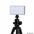 Kaasaskantav LED RGB-W fotovalgusti – 138 LED, 2700–6500 K, 12 × 7 × 2 cm