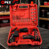 Harjadeta akutrell-kruvikeeraja tarvikute ja kohvriga, 2 akut, 12 V – OPEX TOOLS OPX28032