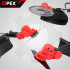 Akutrimmer OPEX TOOLS kolme lõikeotsikuga, 2 × 21 V 3 Ah akut, 1200 W, OPX28025, 105–140 cm