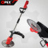 Akutrimmer OPEX TOOLS kolme lõikeotsikuga, 2 × 21 V 3 Ah akut, 1200 W, OPX28025, 105–140 cm