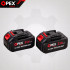 Akuga hekilõikur OPEX Tools, 2 akut – 21 V, 150 W, lõiketera 53 cm, OPX28028