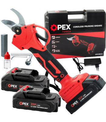 Akuga oksakäärid OPEX TOOLS, kohvriga, 25 mm, OPX28029