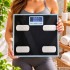 Nutikas analüütiline Bluetooth-vannitoakaal rakendusega, 180 kg, 28 × 28 cm
