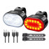 LED-jalgrattatulede komplekt, USB-laetav esi- ja tagatuli