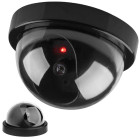 Kuppelkaamera makett vilkuva LED-iga, 11,5cm x 7cm