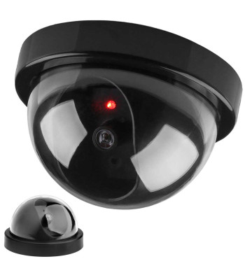 Kuppelkaamera makett vilkuva LED-iga, 11,5cm x 7cm