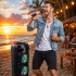 Suur kaasaskantav Bluetooth-karaokõlar USB, FM-raadio ja AUX-iga – ABS-8208, 60 × 24 × 23 cm