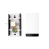 Juhtmega elektriline uksekell, bim-bam-gong, valge, 230 V, 80 dB, 12x7x4 cm