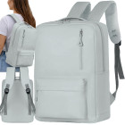 Hall spordiseljakott USB-pordi ja sülearvutitaskuga, 18–20 l, 45 × 30 × 16 cm