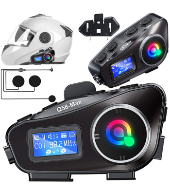 Bluetooth-mootorratta intercom konverentsisuhtluseks, Q58MAX