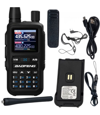 Baofengi käsiraadio LED-taskulambiga, kuni 20 km, 1600 mAh – UV-5R MINI