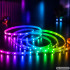 RGB LED-riba rakenduse, muusika sünkroonimise, puldi ja toiteadapteriga, 10 m, 12 V, 2835RGB