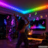 RGB LED-riba rakenduse, muusika sünkroonimise, puldi ja toiteadapteriga, 10 m, 12 V, 2835RGB