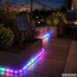 Värviline päikesetoitega LED-riba puldiga, IP65, 5 m