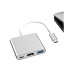 USB-C 3-ühes adapter USB 3.0 ja HDMI-jaotur 4K