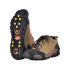 Matkajalatsite jäänaastud, libisemisvastased tallakatted, mustad, 37–41