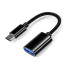 USB-C–USB-A OTG-adapter telefoni ja muude seadmete ühendamiseks, must, 3.0, 11 cm