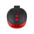Tagumine laseriga jalgrattatuli, 5 LED-i