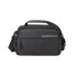 Meeste must vöökott-õlakott, crossbody, reguleeritava rihmaga – 30 × 9 × 21 cm