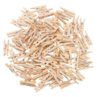 Dekoratiivsed puidust minipesulõksud, 100 tk, 2,5 cm