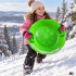 Plastikust lumetald ehk liugtaldrik, ümmargune, roheline, 62 cm