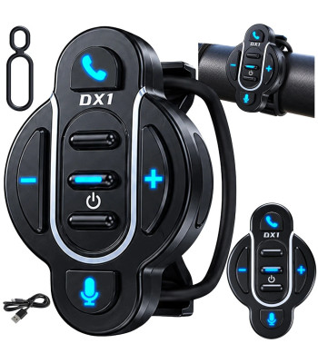 Mootorratta Bluetooth-pult juhtrauale, IPX6, DX1