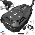 Mootorratta USB-A ja USB-C laadija Bluetooth-juhtimisega, 54 W, juhtrauale, XS01