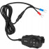 Mootorratta USB-A ja USB-C laadija Bluetooth-juhtimisega, 54 W, juhtrauale, XS01