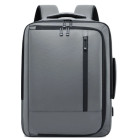 Reisiseljakott sülearvuti ja USB-pesaga, hall, 19 l, 45 × 32 × 14 cm