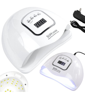 UV/LED-küünelamp hübriid- ja geellakkide kõvendamiseks, LCD, 46 LED-i, 150 W, SUN X5 MAX