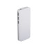 Akupank LED-taskulambiga, 3 USB-porti, microUSB, 2,1 A, 10000 mAh